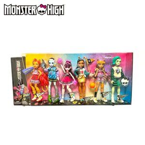 Monster High Doll 6-Pack, Ghoul Spirit Sporty Collection - Brand New